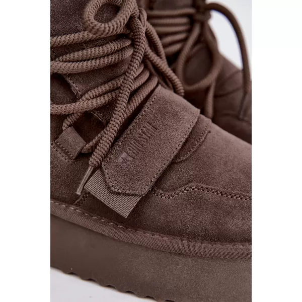 Dámské boty BIG STAR SHOES UU274315 BROWN/BEIGE SHADOWS 