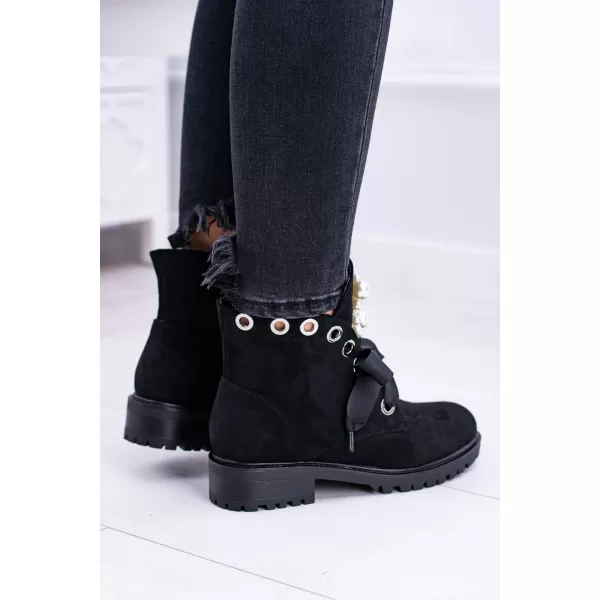  Dámské kotníkové boty BOTO 8371 BLACK 