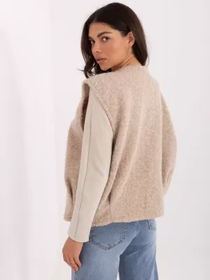Dámská vesta RUE PARIS IT-KZ-FL9622.29P LIGHT BEIGE