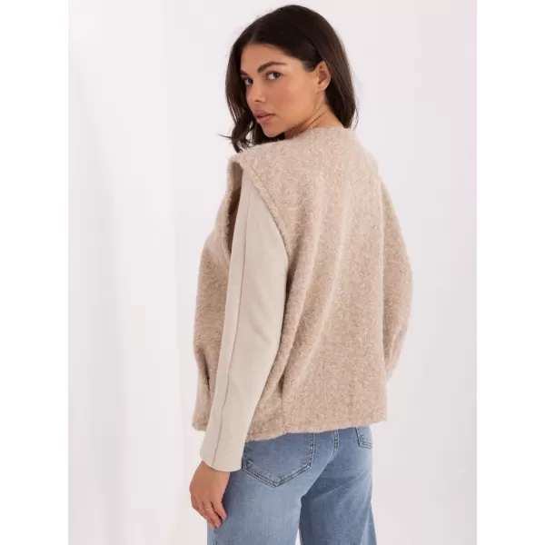  Dámská vesta RUE PARIS IT-KZ-FL9622.29P LIGHT BEIGE 