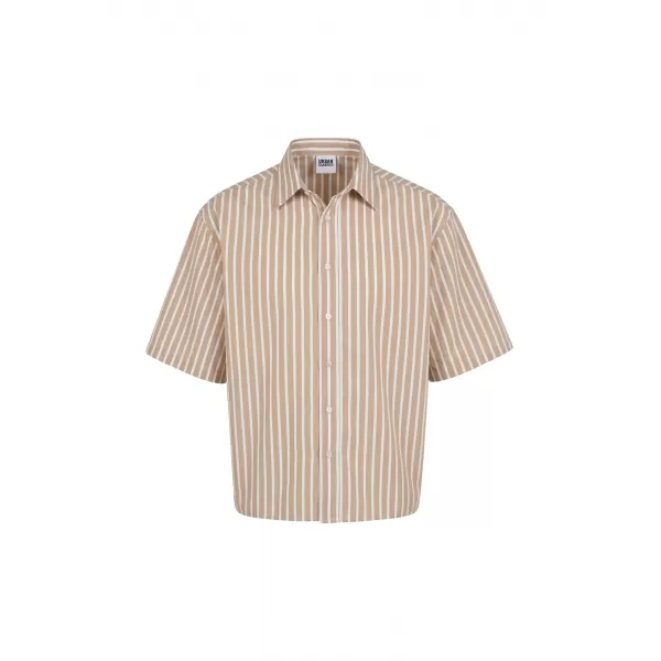  Pánská košile URBAN CLASSICS TB8218-21556 BROWN MOCCA 