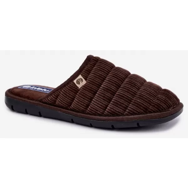  Pánské bačkory INBLU 91000034 BROWN 