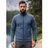 Pánská micro fleece mikina MALFINI FACTOR 852 TMAVÝ DENIM MELÍR