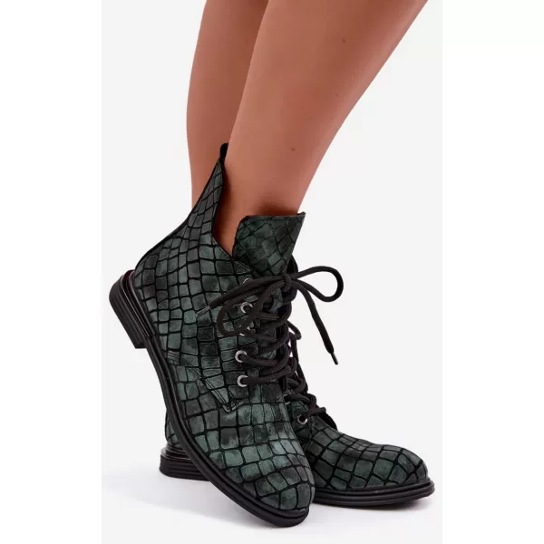  Dámské kotníkové boty ARTIKER 55C1325 GREEN/BLACK 