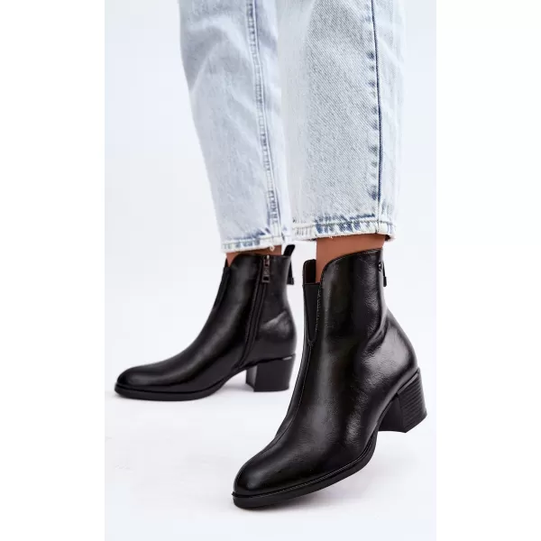 Dámské kotníkové boty VINCEZA 58654 BLACK 