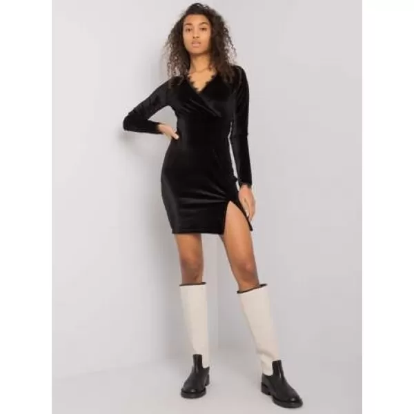  Dámské šaty RUE PARIS RV-SK-7343.29X NOIRE 