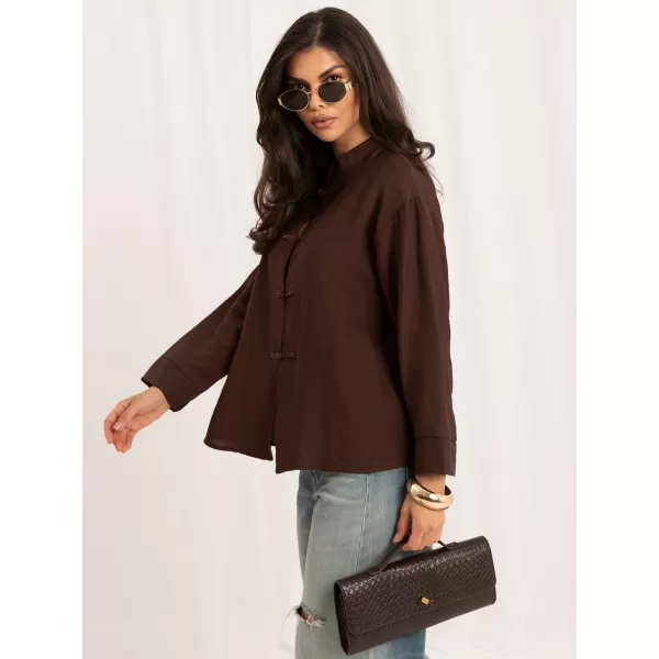  Dámská košile ITALY MODA MI-KS-A336315.75 BROWN 