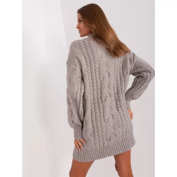  Dámský svetr WOOL FASHION ITALIA AT-SW-2367-1.35P GRAY 