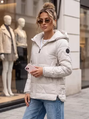 Dámská bunda DSTREET SVĚTLE ŠEDÁ