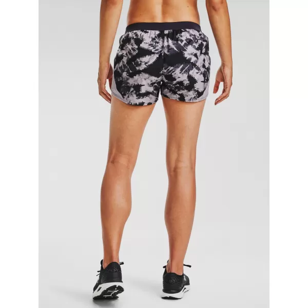  Dámské kraťasy UNDER ARMOUR W UA FLY BY 2.0 PRINTED SHORT 1350198-591 FIALOVÁ 