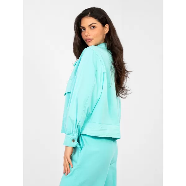  Dámská bunda RUE PARIS IT-KR-FL10071.50 TURQUOISE 