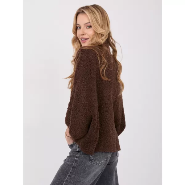  Dámský svetr FACTORY PRICE CH-SW-72996.26 DARK BROWN 