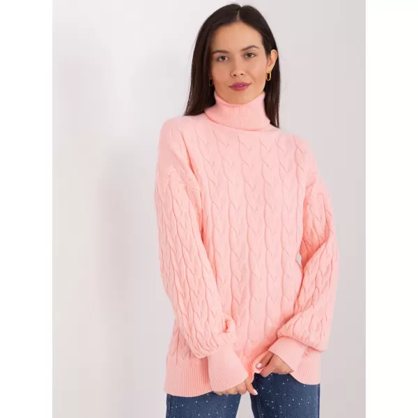  Dámský svetr WOOL FASHION ITALIA AT-SW-2348.95 PEACH 