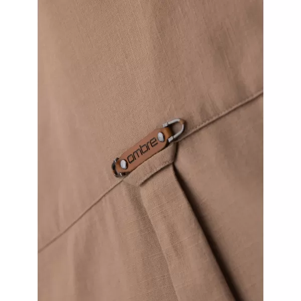  Pánská košile OMBRE N-OM-SHCS-0134 LIGHT BROWN 