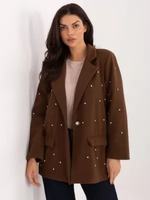 Dámské sako ITALY MODA IT-MA-18365.97 BROWN