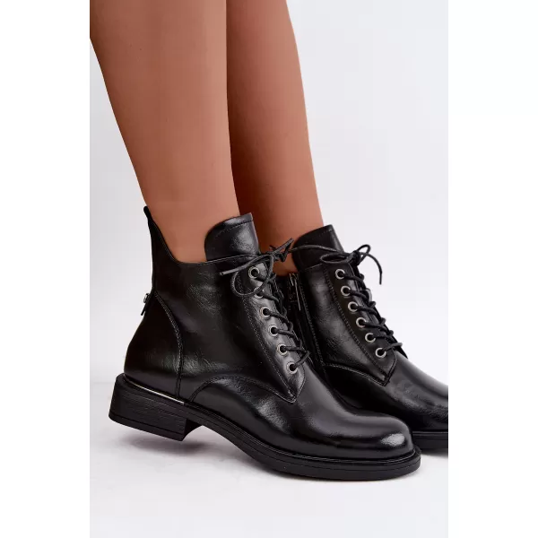  Dámské kotníkové boty VINCEZA 58677 BLACK 