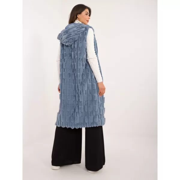  Dámská vesta WOOL FASHION ITALIA AT-KZ-2368-1.06 BLUE 
