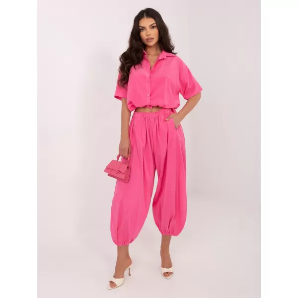  Dámské kalhoty ITALY MODA IT-SP-FL10309-1.91 DARK PINK 