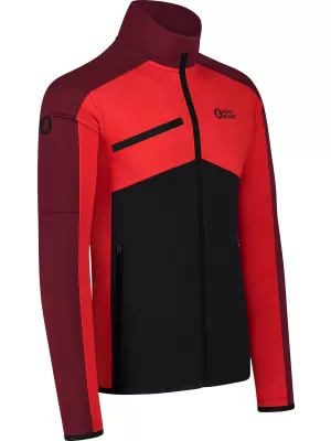 Pánská powerfleece mikina NORDBLANC CUSP NBSFM8334 ČERVENÁ