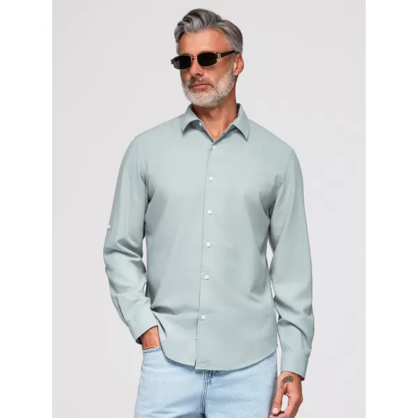  Pánská košile OMBRE OM-SHCS-0190 PASTEL GREEN 