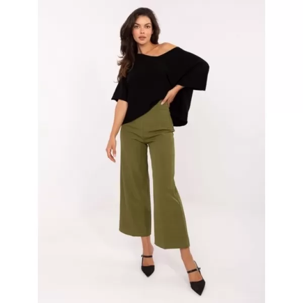  Dámské kalhoty RUE PARIS IT-SP-FL9068.96 OLIVE 