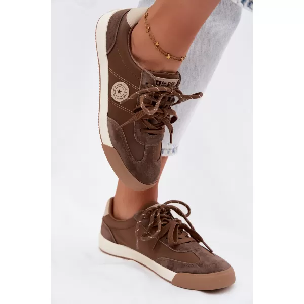  Dámské tenisky BIG STAR SHOES UU274002 BROWN/BEIGE 