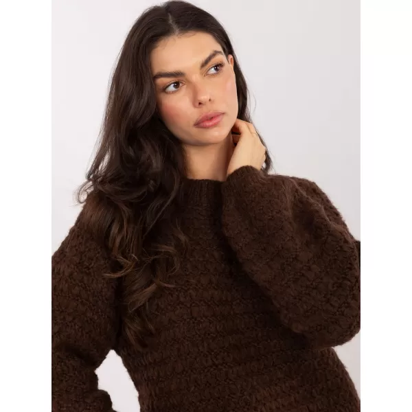  Dámský svetr ITALY MODA MI-SW-1028.22 BROWN 