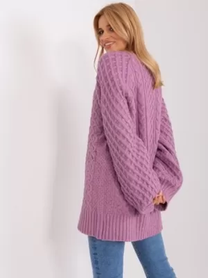 Dámský svetr WOOL FASHION ITALIA AT-SW-2367-2.64P VIOLET