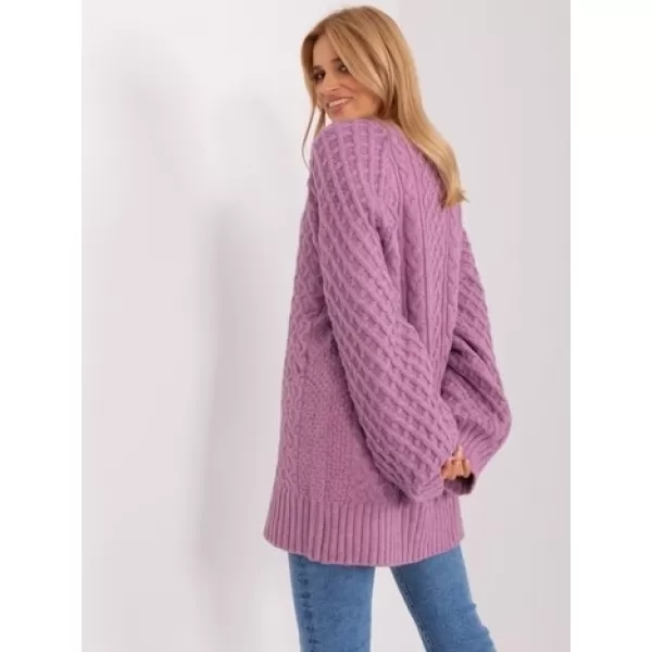  Dámský svetr WOOL FASHION ITALIA AT-SW-2367-2.64P VIOLET 