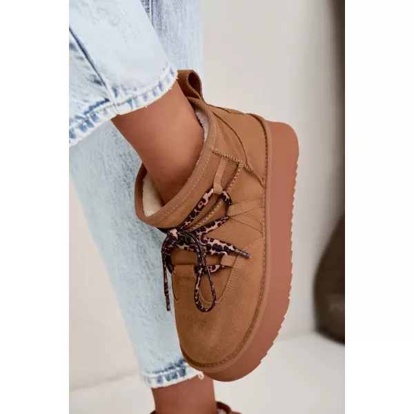  Dámské sněhule GOE UU2N4920 CAMEL 