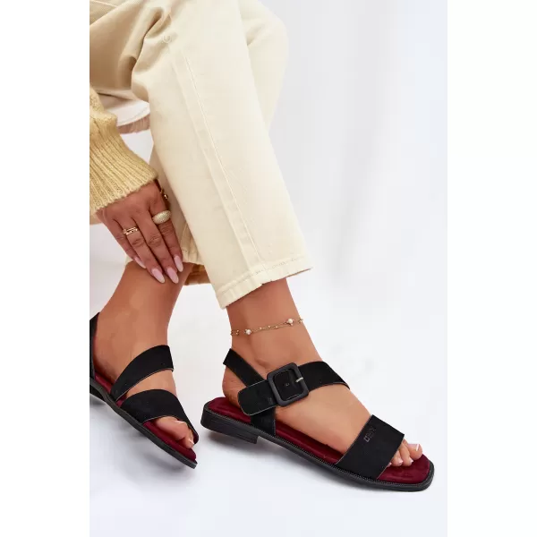  Dámské sandály BIG STAR SHOES TT274490 BLACK 