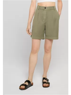 Dámské bermudy URBAN CLASSICS TB7196-00176 OLIVE