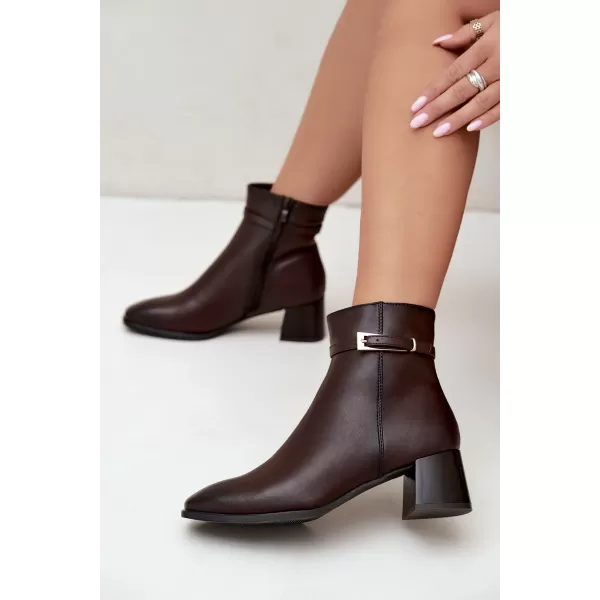  Dámské boty SERGIO LEONE BT-34-S DARK BROWN 
