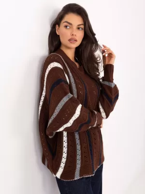 Dámský svetr FACTORY PRICE IT-SW-93115.13 BROWN