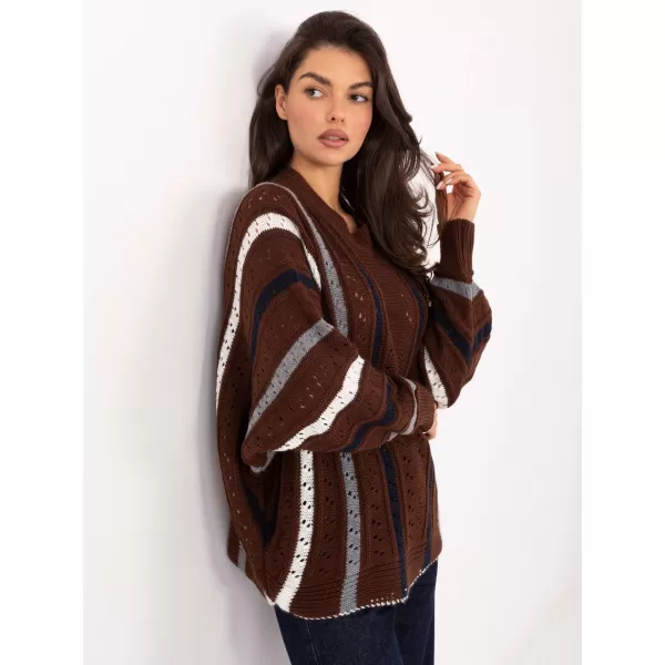  Dámský svetr FACTORY PRICE IT-SW-93115.13 BROWN 