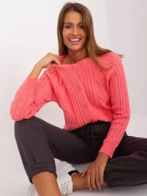 Dámský svetr WOOL FASHION ITALIA AT-SW-2346-2.99P CORAL