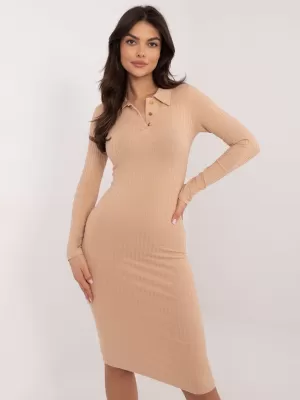 Dámské šaty RELEVANCE RV-SK-10010.40 CAMEL