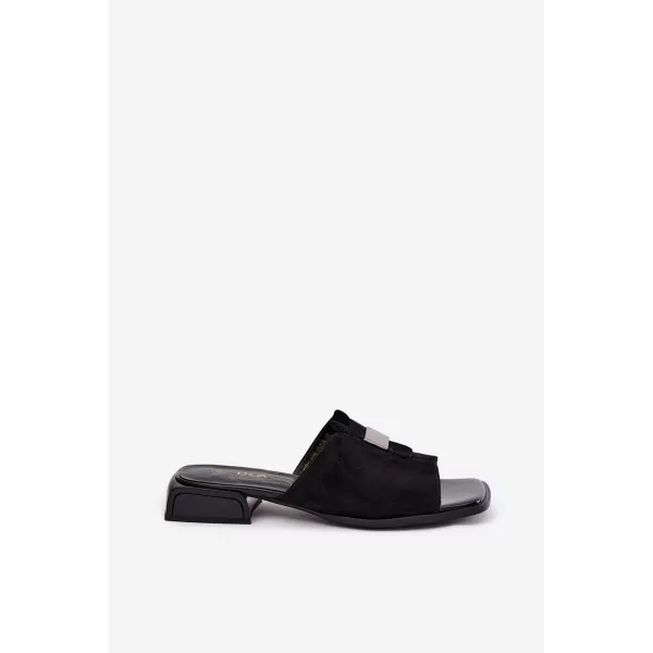  Dámské pantofle D&A JC61-1002 BLACK 