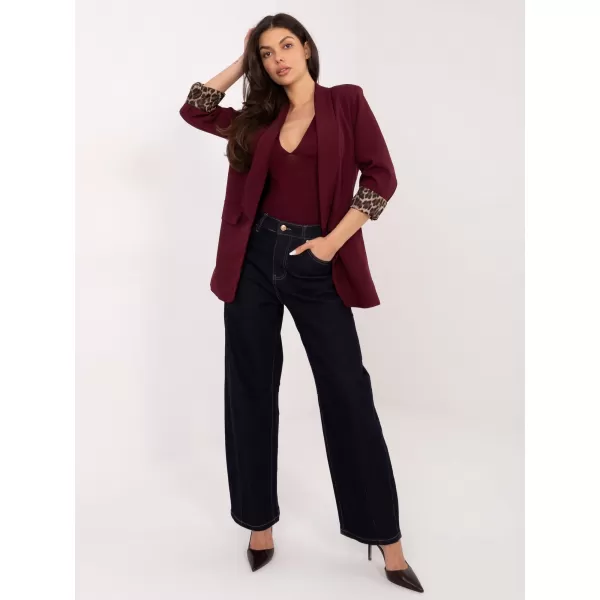  Dámská halenka ITALY MODA IT-BZ-21823.97 BURGUNDY 