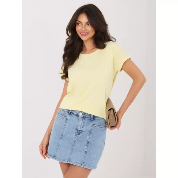  Dámské triko RUE PARIS RV-BZ-8837.67 BRIGHT YELLOW 