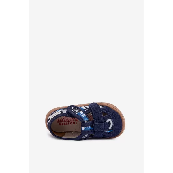  Dětské barefoot bačkory MILAMI BF10/BR-31 BLUE 