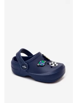 Chlapecké pantofle BOTO LUPO NAVY