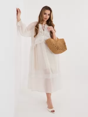 Dámské šaty ITALY MODA IT-SK-51600.19 LIGHT BEIGE