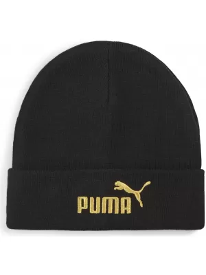 Čepice PUMA ESS GOLD NO.1 LOGO MID CROWN BEANIE 02757501 PUMA BLACK