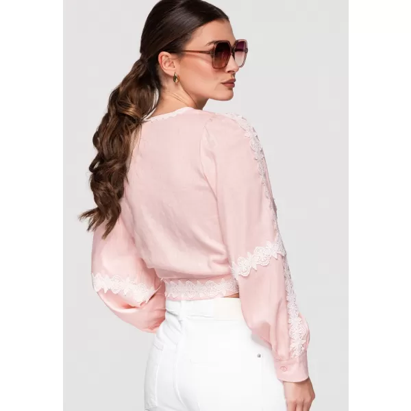  Dámské triko LARICA OW-TS-E0033 PINK 