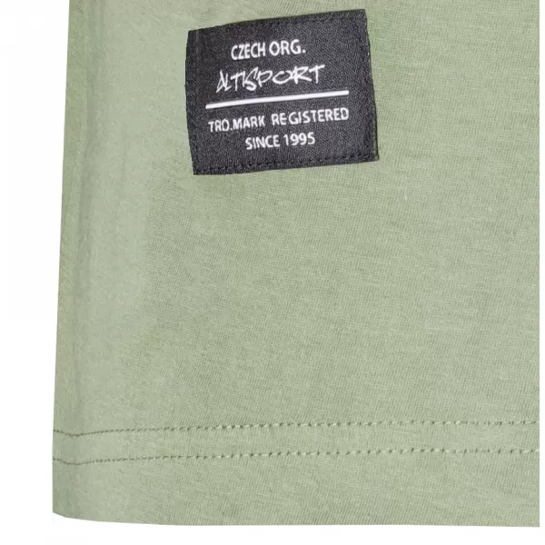  Pánské triko ALTISPORT NP/ALMST20001 MILITARY GREEN 