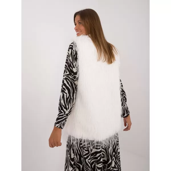  Dámská vesta WOOL FASHION ITALIA AT-KZ-2349-1.80 ECRU 