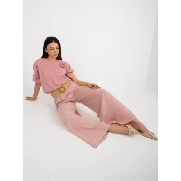  Dámské kalhoty ITALY MODA DHJ-SP-8387.57 BRIGHT PINK 