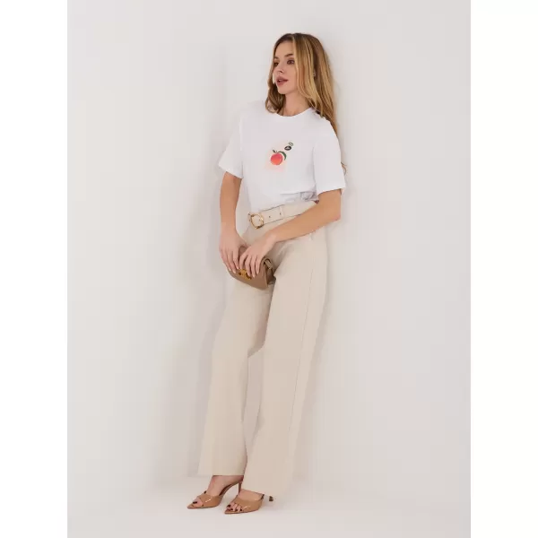  Dámské kalhoty RUE PARIS IT-SP-FL8252-1.90 LIGHT BEIGE 