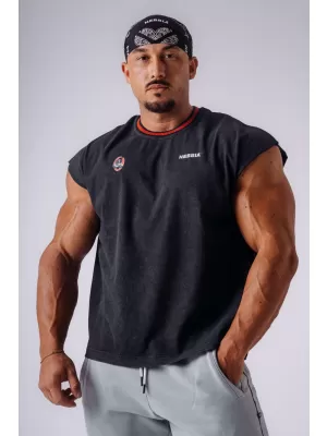 Pánské tílka NEBBIA OLYMPIA MUSCLE COVER 947 BLACK